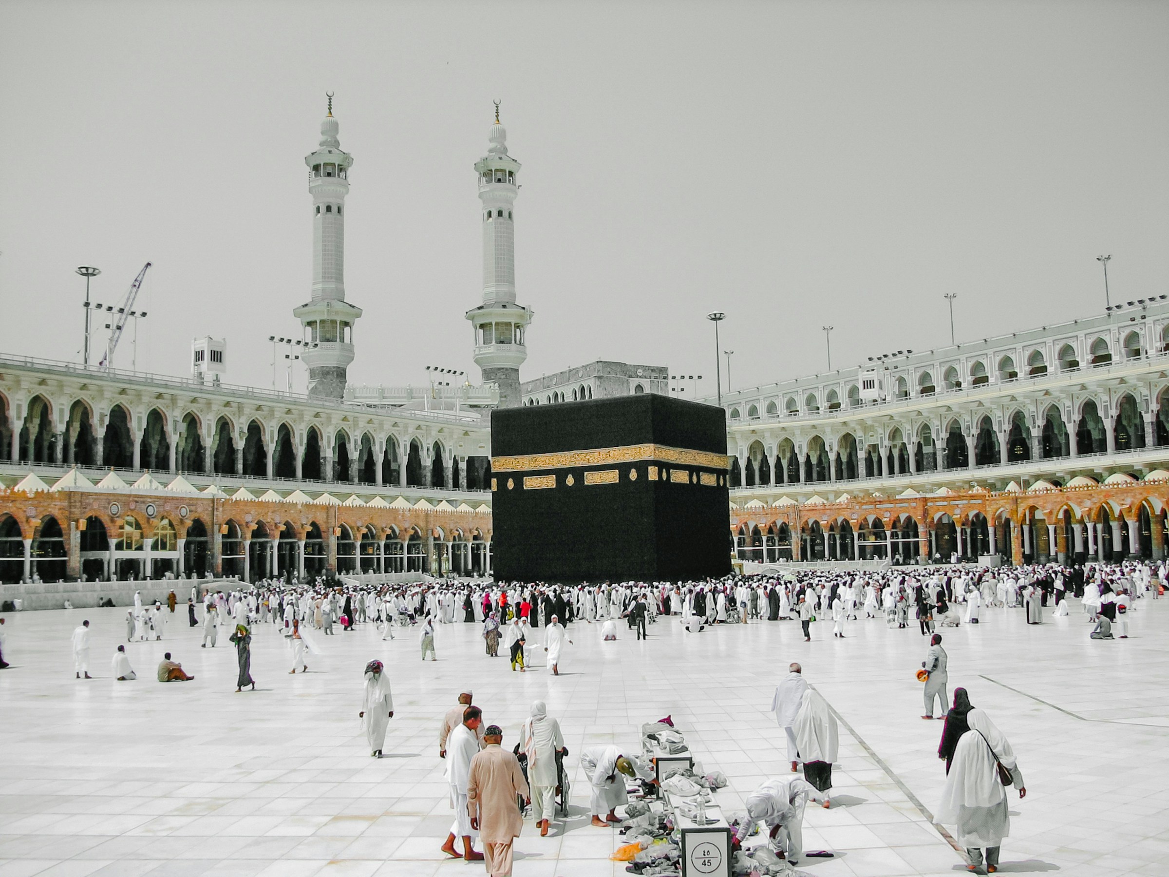 Ka'bah di pelataran Masjidil Haram, Makkah